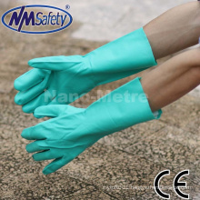 NMSAFETY Green industrial household nitrile chemical gloves